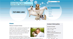 Desktop Screenshot of amandaspetsalon.com